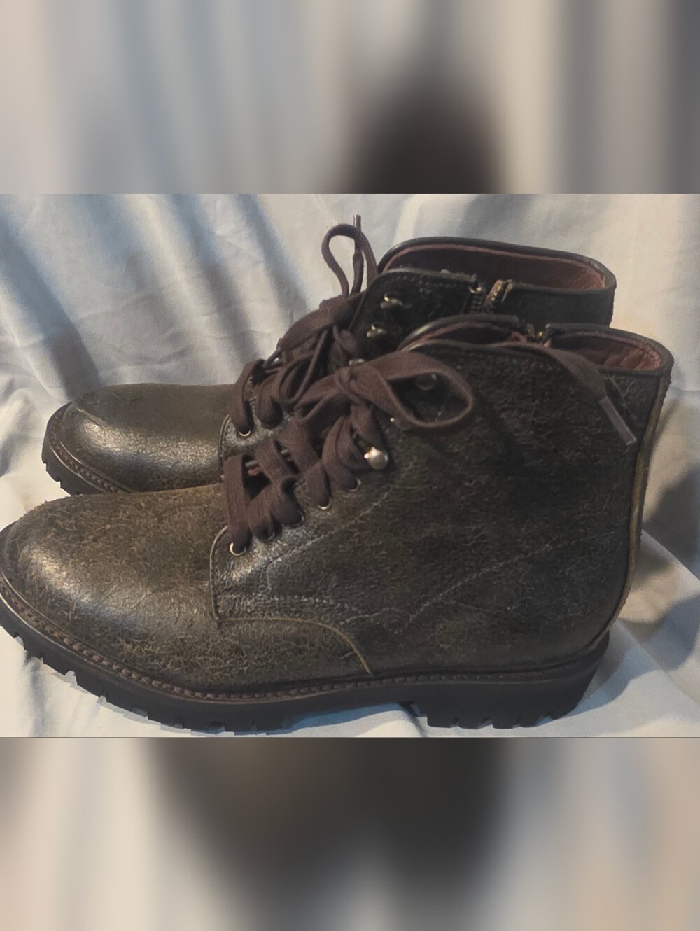 Allen Edmonds Higgins Mill WP Zip Boot Husk Men Size 8D Preowned
